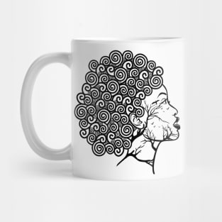 beauty and nature (black) Mug